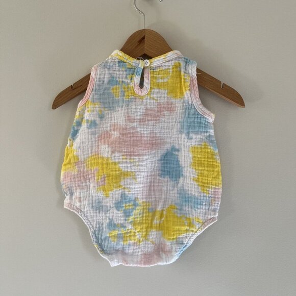 Tie Dye Muslin Bubble Romper Size 0-3 Months - Picture 2 of 3